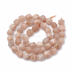 Natürliche sunstone Perlen Stränge&nbsp;G-S332-8mm-008
