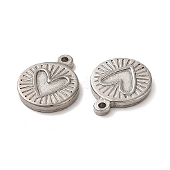 Pendentifs en acier inoxydable 304 anti-ternissement pour la Saint-Valentin&nbsp;STAS-E193-07P