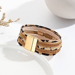 Leder Multi-Strang-Armbänder&nbsp;PW-WG44847-02