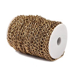 Chaîne gourmette en aluminium&nbsp;CHA-C003-12KCG