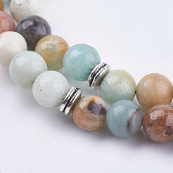 Braccialetti dell'involucro Amazonite naturale&nbsp;BJEW-E329-06D