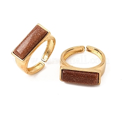 Bracciale aperto in ottone con pietre sintetiche dorate&nbsp;GG-CBA0B5A-04G-02
