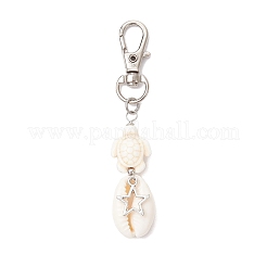 5 pz 5 stili di decorazioni pendenti in conchiglia di ciprea naturale&nbsp;HJEW-JM03485-02