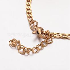ID-Gliederarmbänder aus 304 Edelstahl&nbsp;BJEW-K136-02