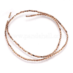 Electroplate non magnetici ematite sintetico fili di perline&nbsp;G-I208-21