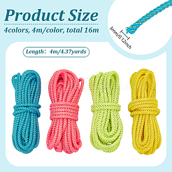 16 m geflochtene Nylonschnur in 4 Farben&nbsp;NWIR-PH0002-42