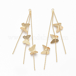 Messingkette Quaste große Anhänger&nbsp;X-KK-Q762-001G-NF