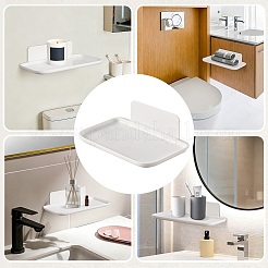4 borsa 2 stili mensole da parete pieghevoli in plastica per il bagno&nbsp;ODIS-DL0001-07