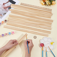 16 stücke holz carving taille rand streifen für wohnzimmer hintergrund wand dekorative&nbsp;DIY-BC0017-44