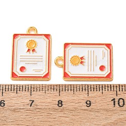 Anhänger aus Legierung zur Abschlusszeit&nbsp;AL-B001-01G-B