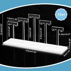 Acryl-T-Bar-Ohrringständer&nbsp;AJEW-WH0304-95B