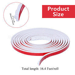 PVC selbstklebende flexible Formleiste&nbsp;AJEW-WH0542-005B
