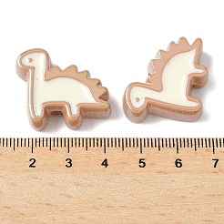 10 Stück Acryl-Emaille-Perlen&nbsp;OACR-H048-01B-01