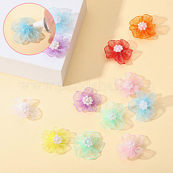 60 Stück 10 Farben Stoffblumen&nbsp;DIY-CA0007-77