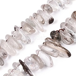 Natürliche grüne Lodolith Quarz / Garten Quarz / grüne Phantom Quarz Perlen Stränge&nbsp;G-N362-16A-01