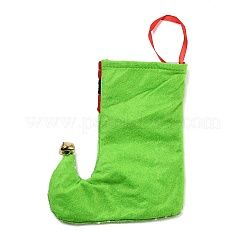 Weihnachtsstrumpf Filzstoff & Eisenanhänger Dekoration&nbsp;LS-DJEW-K027-01A-02