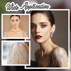 Chaînes d'épaule en chaîne strass&nbsp;AJEW-WH0596-072