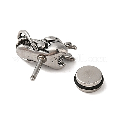 Ohrstecker aus 304 Edelstahl&nbsp;LS-EJEW-K260-03A-AS