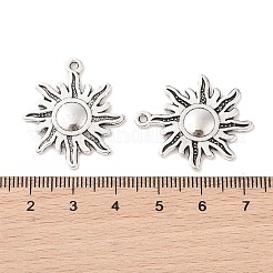 Stile tibetano in lega di sole pendenti&nbsp;X-TIBEP-S291-12-RS