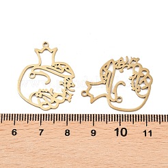 201 Edelstahlanhänger&nbsp;STAS-I364-12G