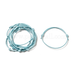 Koreanisch gewachsten Polyester-Schnur Armband machen&nbsp;AJEW-JB00011-12
