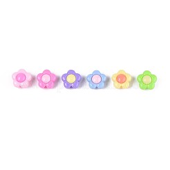 650-700g 6 Farben undurchsichtige Acrylperlen&nbsp;OACR-T029-80M