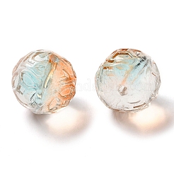 Perles en verre transparentes&nbsp;GLAA-A012-02