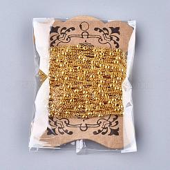Catene portacavi ovali piatte in ottone&nbsp;X-CHC018Y-G