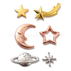 Cabochons aus Legierung mit Universum-Motiven&nbsp;FIND-CA0003-14