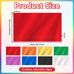 8 bandiera bianca in poliestere a 8 colori&nbsp;AJEW-OC0016-25