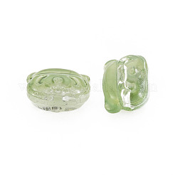 Zweifarbige transparente sprühlackierte Glasperlen&nbsp;GLAA-T022-03-C02