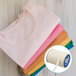 Garniture de couvercle en cordon satiné polyester 66 m&nbsp;SRIB-WH0011-187D