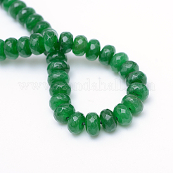 Natürliche weiße Jade Perlenstränge&nbsp;X-G-R343-2x4-12