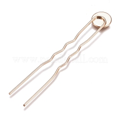 Fornituras de horquilla de pelo de hierro&nbsp;KK-M040-04A-LG