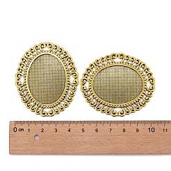 Supports du connecteur de cabochon de style tibétain&nbsp;EA094Y-NFG