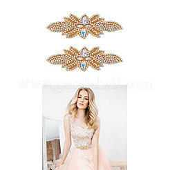 Blume Glas Hotfix Strass&nbsp;FIND-WH0148-265A-01