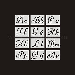 Buchstabe a~z/Zahl/Zeichen Haustier Kunststoff hohle Malerei Silhouette Schablone&nbsp;DRAW-PW0009-06