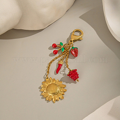 Pendentifs décoratifs en acier inoxydable émaillé&nbsp;HK1101-1