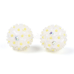 Strass in pasta polimerica fatti a mano con fiore di margherita in resina&nbsp;CLAY-T022-02E