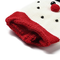 Weihnachtshülle für Weinflaschen aus Acrylfaser&nbsp;AJEW-M214-01