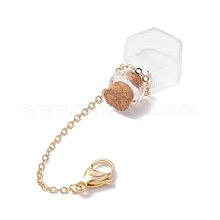 Decorazioni pendenti con bottiglie dei desideri in vetro vuote&nbsp;HJEW-JM02662-05