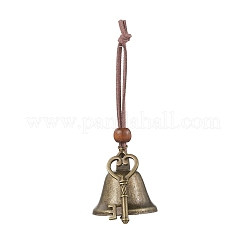 Fer cloche pendentif décorations&nbsp;HJEW-JM03775