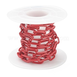 Catene di graffette in ottone fatte a mano verniciate a spruzzo ecologiche&nbsp;KK-J276-19-P10