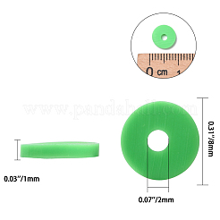 240g 24 Farben handgemachte Polymertonperlen&nbsp;CLAY-JP0001-10-8mm