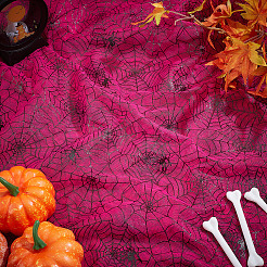 Tissu en maille polyester sur le thème d'Halloween&nbsp;DIY-WH0589-86A