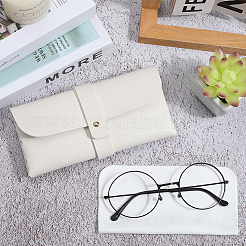 1 étui à lunettes rectangulaire en cuir PVC&nbsp;AJEW-CN0003-63A