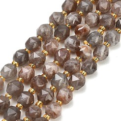Brins de perles naturelles multi-pierre de lune&nbsp;GG-CBA3921-B09-8mm
