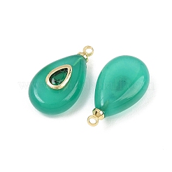 Pendentifs teints en jade blanc naturel&nbsp;GG-CBA4154-03G-01