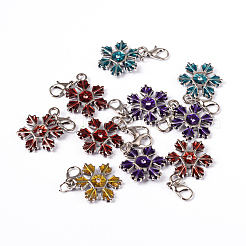 Pendentifs émail en alliage de zinc&nbsp;X-ENAM-H169-M