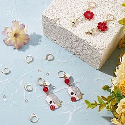 60 pieza de accesorios para pendientes de palanca de acero inoxidable 304&nbsp;DIY-CN0002-54